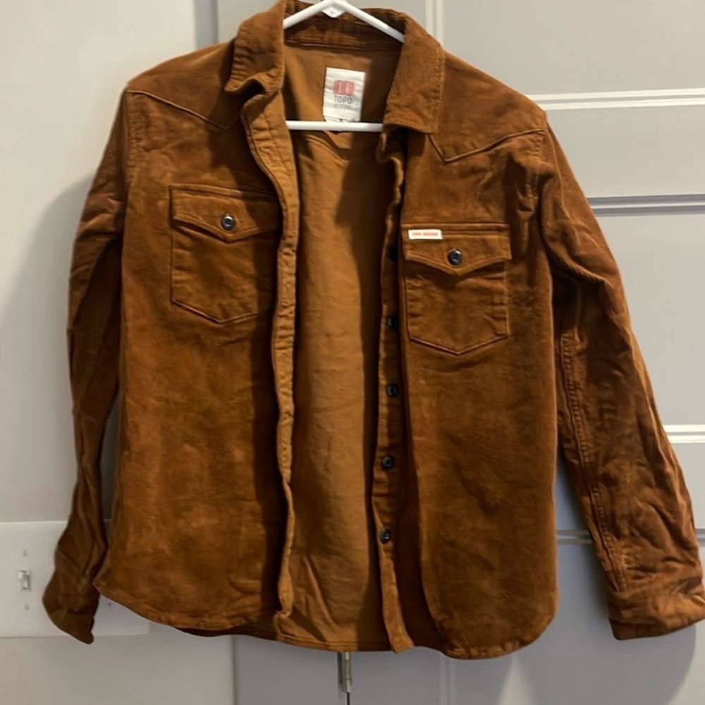 Relisted and available. Topo designs corduroy button down shirt.